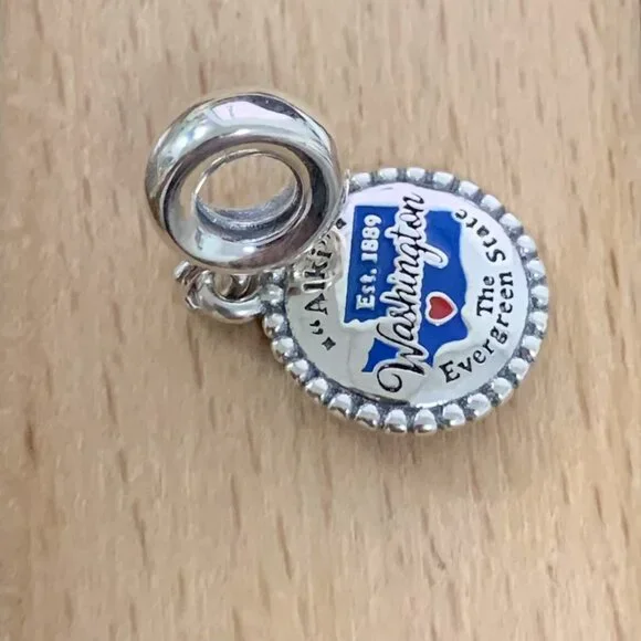 Pandora Washington Exclusive Charm Pendant, S925 Silver Bracelets - Picture 3 of 4